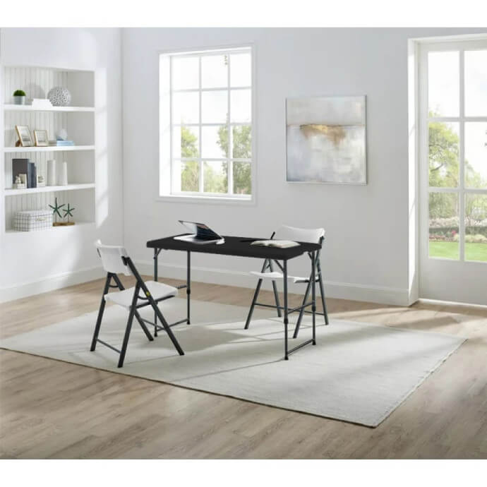 Klapptisch 120 cm schwarz 11
