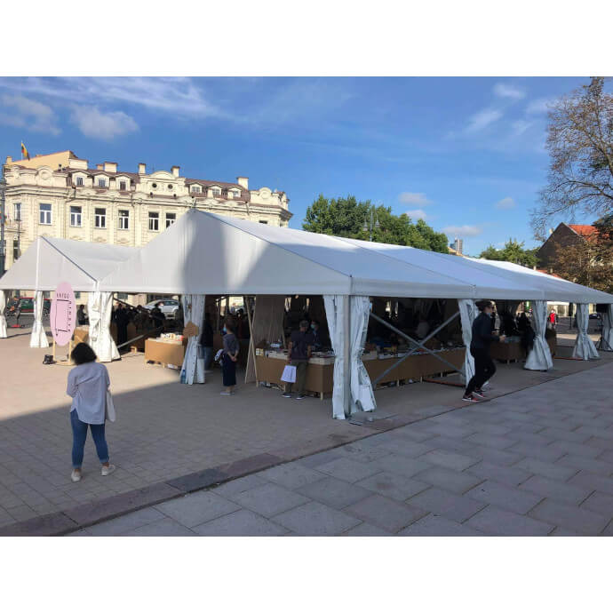 Großpavillon weiß (200 m2) 3