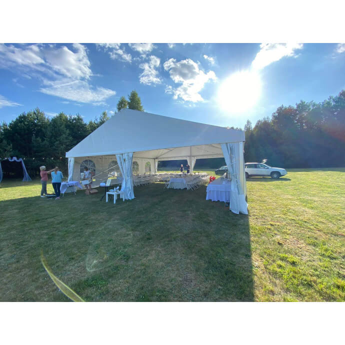 Großpavillon weiß (200 m2) 5