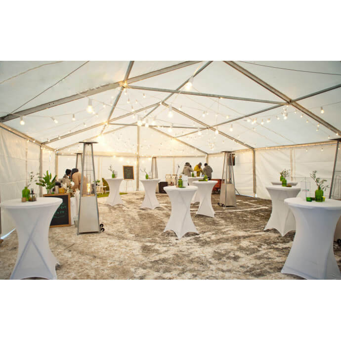 Großpavillon weiß (200 m2) 6