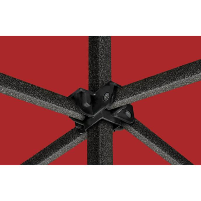Faltpavillon 3x3 Rot Zeltpro EKOSTRONG 12