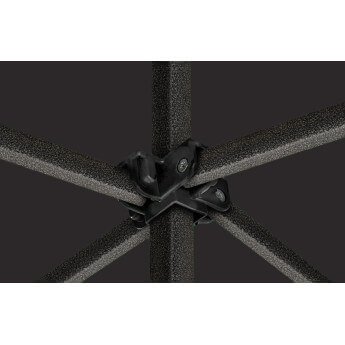 Faltpavillon 3x3 Schwarz Zeltpro EKOSTRONG 10