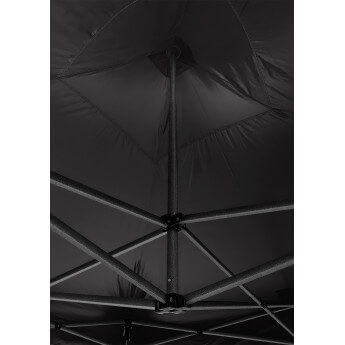 Faltpavillon 2x2 Schwarz Zeltpro EKOSTRONG 12