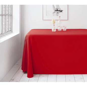 Rechteckige Tischdecke, fleckabweisend Restly Rot 150x250 1