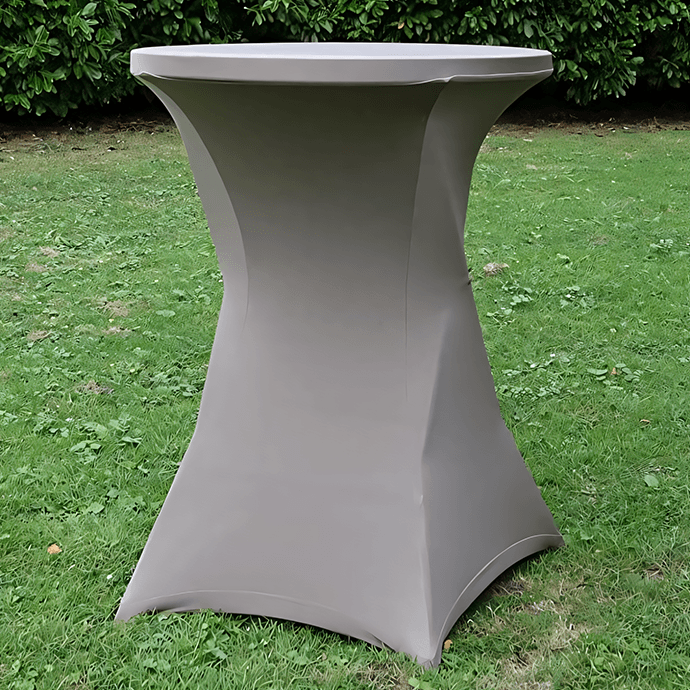 Hussen für Stehtische, Restly Grau 110x80 2