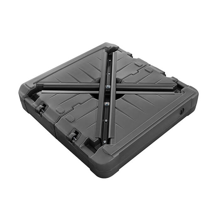 Sonnenschirm mit Solid sonnenschirmständer Comfort Hellgrau 15