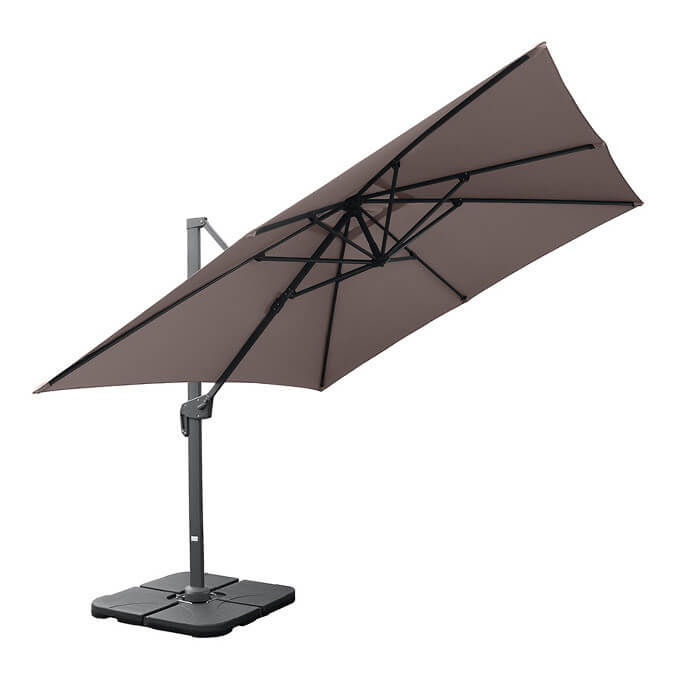Sonnenschirm (inklusive Schutzhülle) Lounge Taupe 13