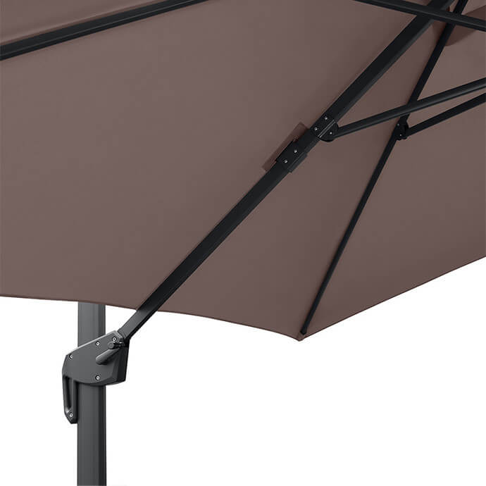 Sonnenschirm (inklusive Schutzhülle) Lounge Taupe 7