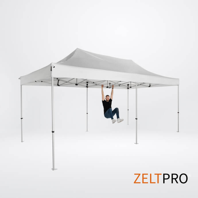Faltpavillon 4x8 Weiß Zeltpro TITAN 5