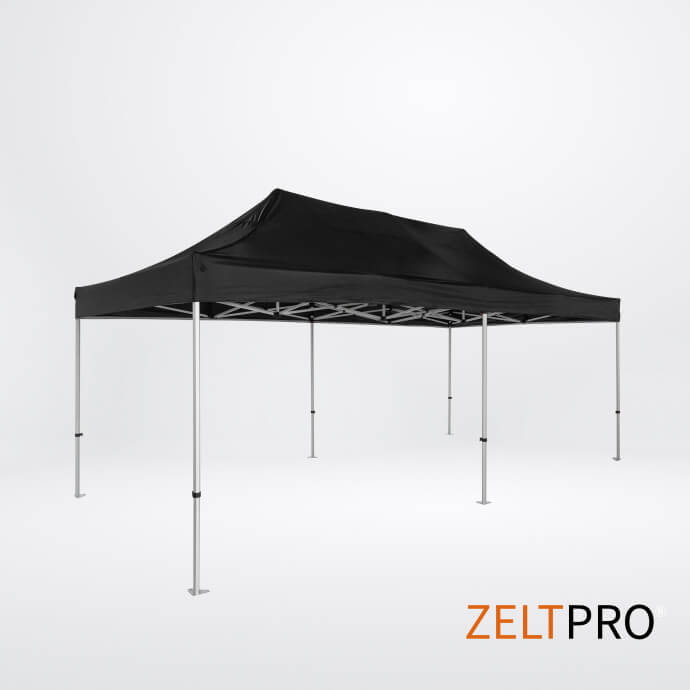 Faltpavillon 4x8 Schwarz Zeltpro TITAN 2