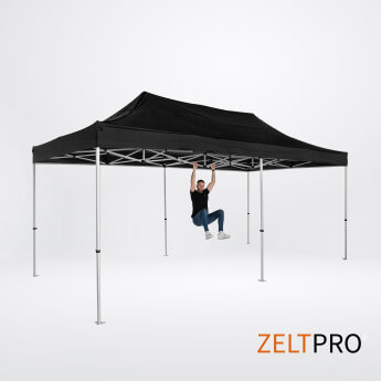 Faltpavillon 4x8 Schwarz Zeltpro TITAN 5