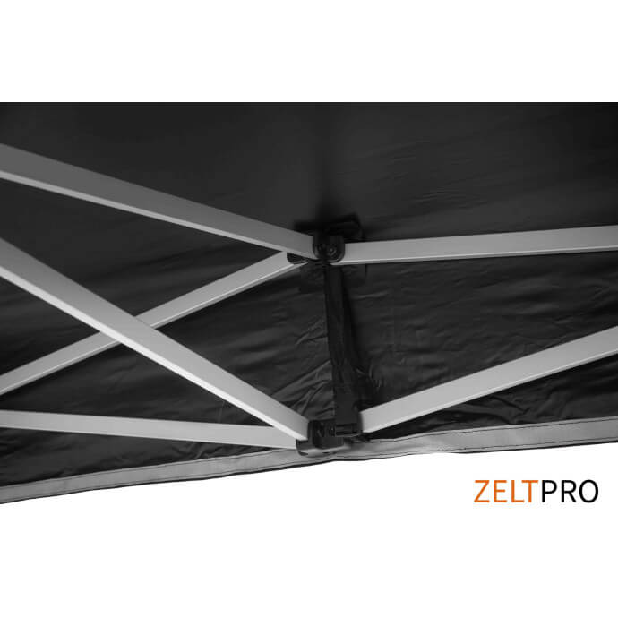 Faltpavillon 4x8 Schwarz Zeltpro TITAN 8