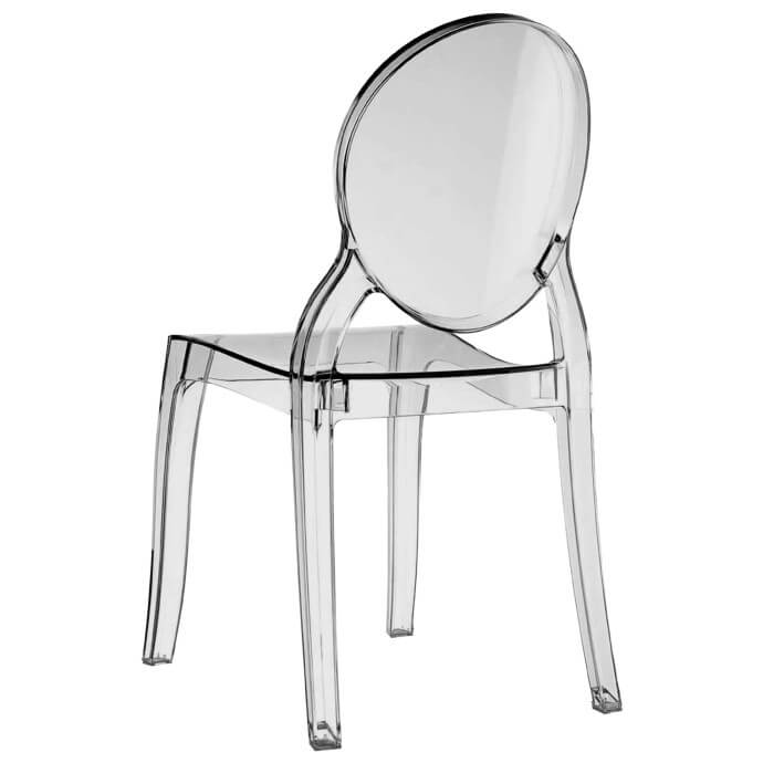 Bankettstuhl Queen - Transparent (getönt) 2
