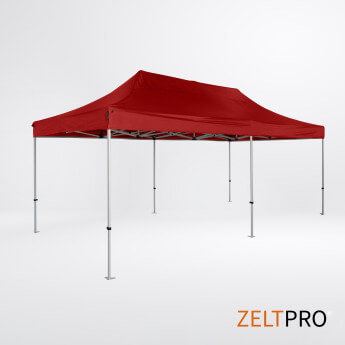 Faltpavillon 4x8 Rot Zeltpro TITAN 2