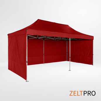 Faltpavillon 4x8 Rot Zeltpro TITAN 4