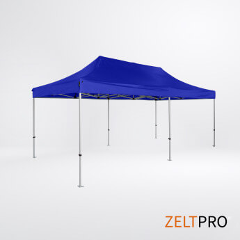 Faltpavillon 4x8 Blau Zeltpro TITAN 2