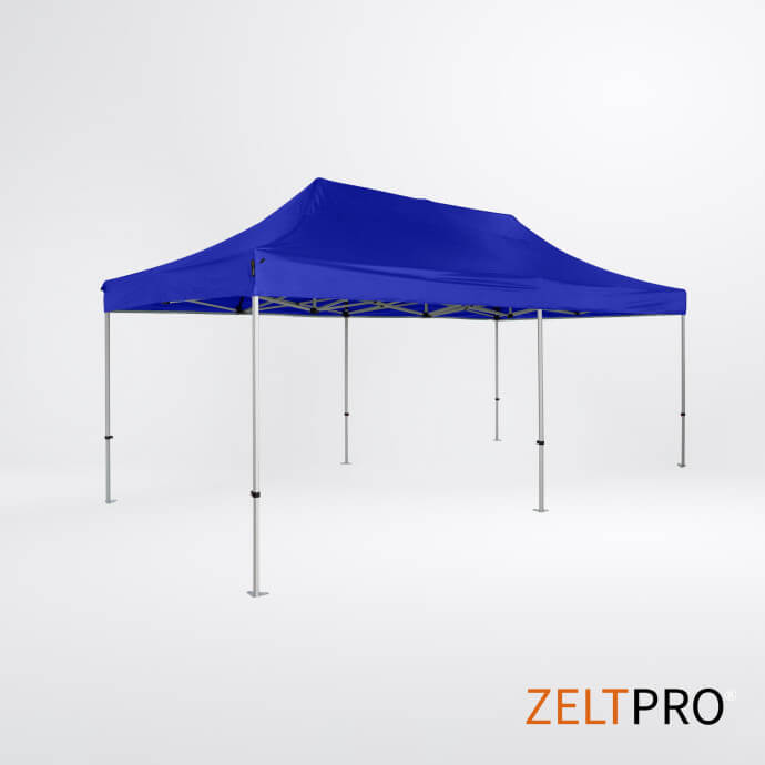 Faltpavillon 4x8 Blau Zeltpro TITAN 2