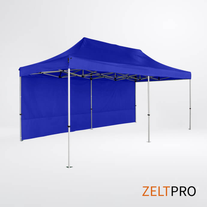 Faltpavillon 4x8 Blau Zeltpro TITAN 3