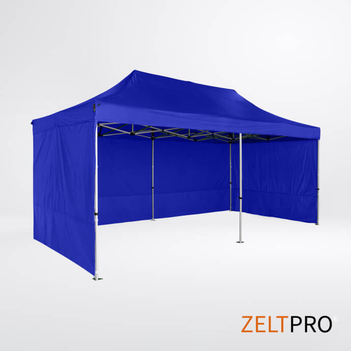 Faltpavillon 4x8 Blau Zeltpro TITAN 4