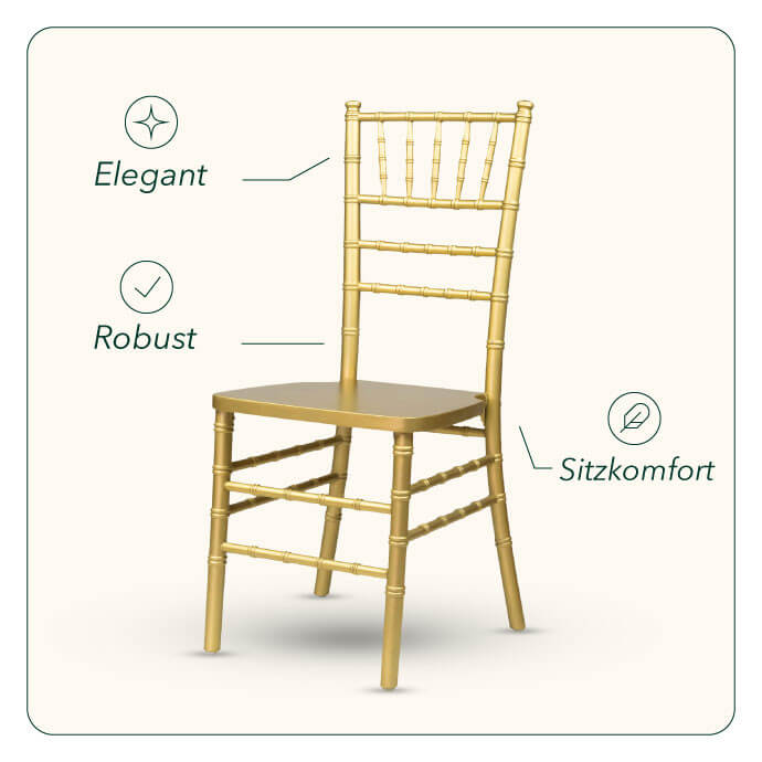 Chiavari Stuhl aus Bambus 5