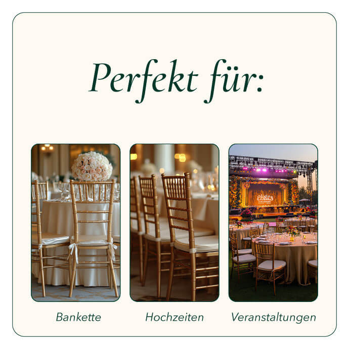 Chiavari Stuhl aus Bambus 6
