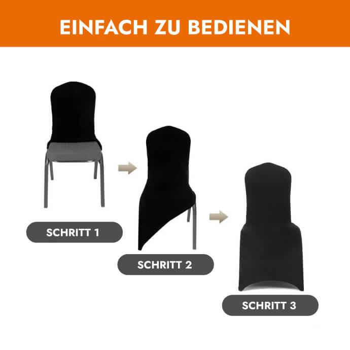 Stuhlhussen Restly Weiß 46x56x86 6