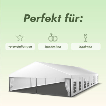 Großpavillon weiß (200 m2) 9