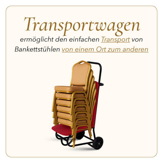 Transportwagen für Bankettstühle 3