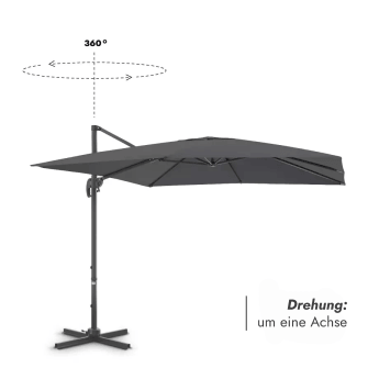 Sonnenschirm Comfort Anthrazit 3