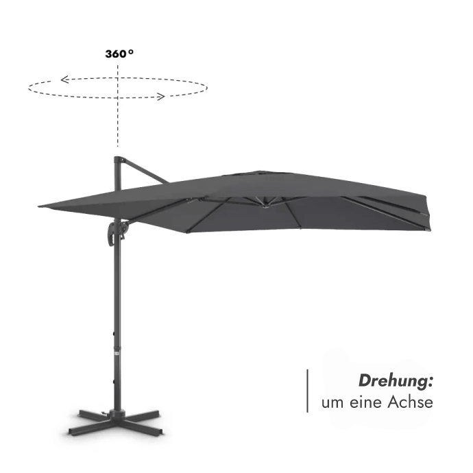 Sonnenschirm Comfort Anthrazit 3
