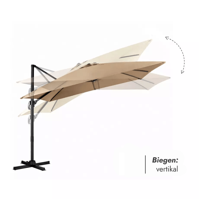 Sonnenschirm Comfort Taupe 2