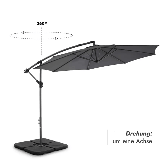 Sonnenschirm Select Anthrazit 3