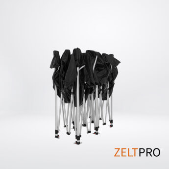 Faltpavillon 3x6 Schwarz Zeltpro TITAN 6