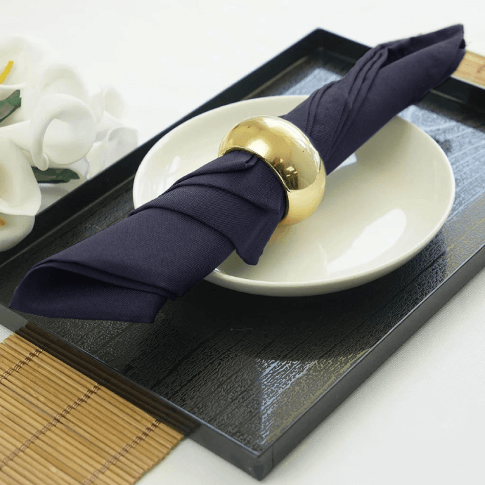 Stoffserviette Dunkelblau 40 × 40 cm (200 Stück) 3