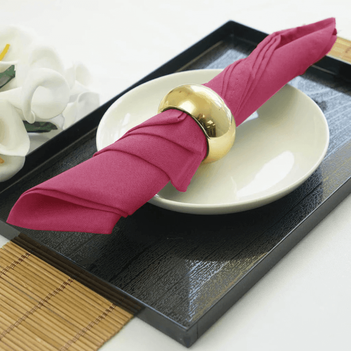 Stoffserviette Rosa 40 × 40 cm (150 Stück) 3