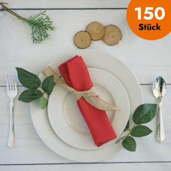 Stoffserviette Rot 40 × 40 cm (150 Stück) 1