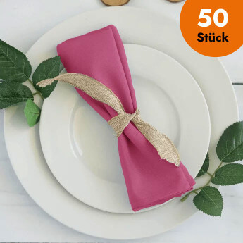 Stoffserviette Rosa 40 × 40...