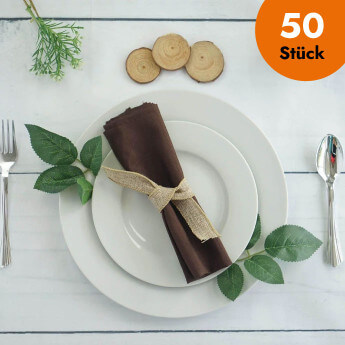 Stoffserviette Braun 40 ×...
