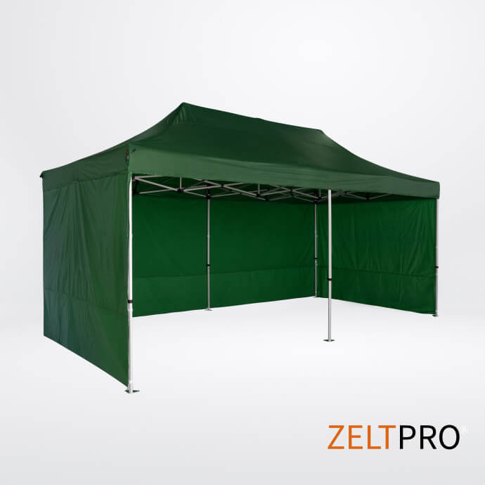 Faltpavillon 3x6 Grün Zeltpro TITAN 5