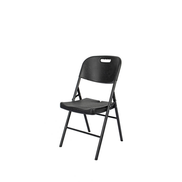 Klappstuhl Premium aus Kunststoff, schwarz (16 Stück) 2