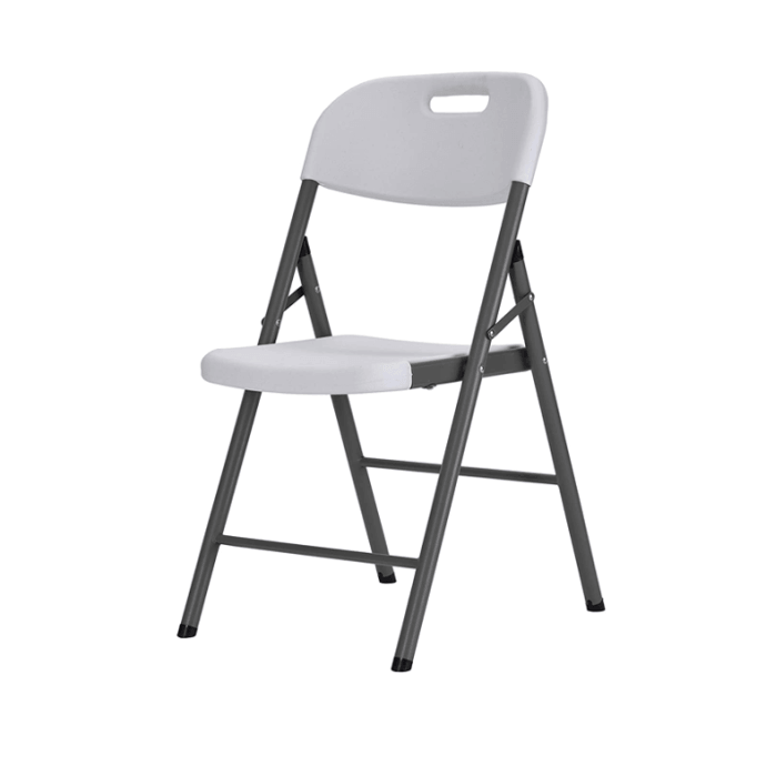 Klappstuhl Premium aus Kunststoff, weiß (4 Stück) 2