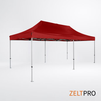Faltpavillon 3x6 Rot Zeltpro TITAN 2