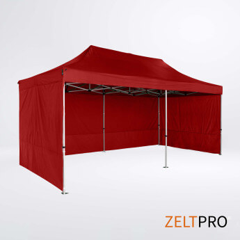 Faltpavillon 3x6 Rot Zeltpro TITAN 4