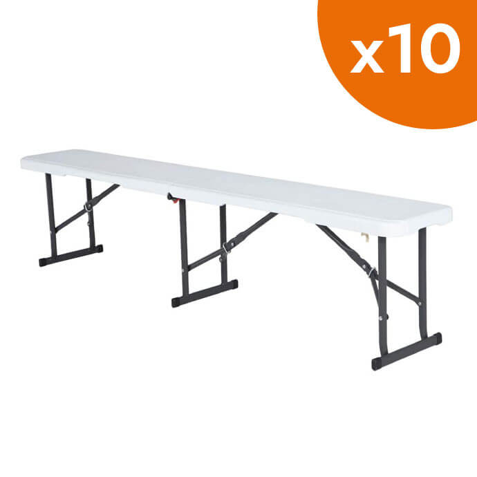 Klappbank 180 cm (10 Stück) 1