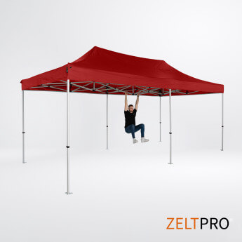 Faltpavillon 3x6 Rot Zeltpro TITAN 5
