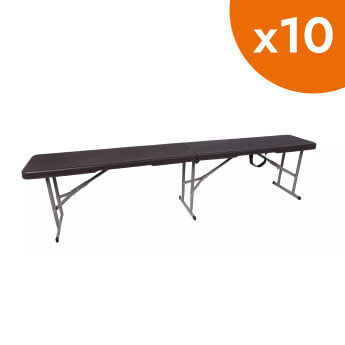 Klappbank 240 schwarz (10...