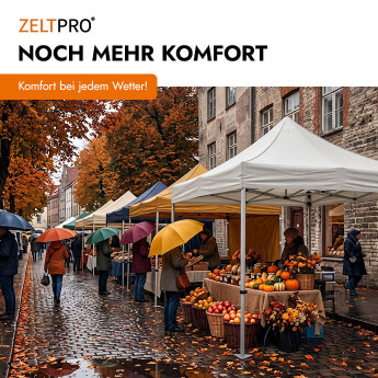 Faltpavillon 3x4,5 Weiß Zeltpro PROFRAME 4