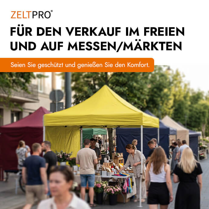 Faltpavillon 3x2 Gelb Zeltpro PROFRAME 5