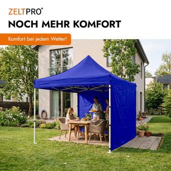 Faltpavillon 3x2 Blau Zeltpro PROFRAME 21