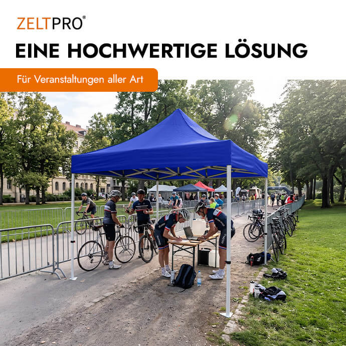 Faltpavillon 3x2 Blau Zeltpro PROFRAME 14